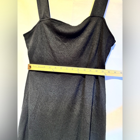 SO black stretchy fit N flare dress size Large- women’s - Picture 5 of 13